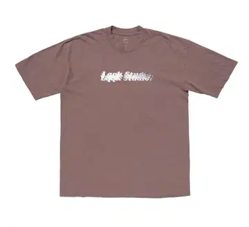 LQQK STUDIO STACKED LOGO IRIDESCENT TEE