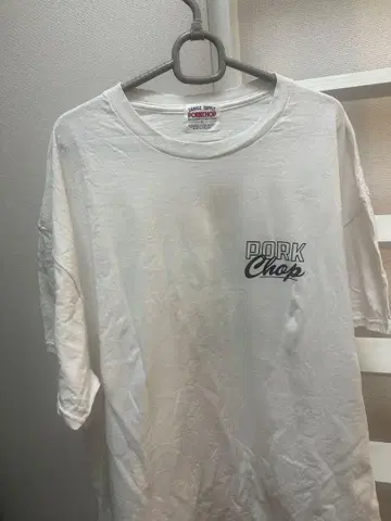 PORKCHOP GARAGE SUPPLY 포크찹 티셔츠 화이트