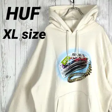 새상품급 HUF 후드티 후디 레어 디자인 빅 루즈 스트릿 XL
