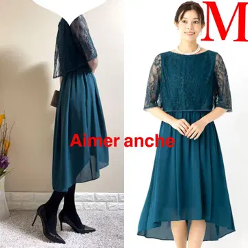 새상품급! 에메 aimer anche 안셰 케이프풍 롱 원피스 M