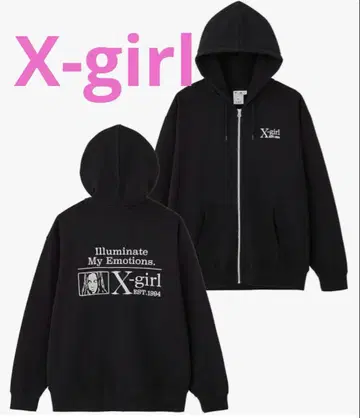 X-girl 스웨트 팬츠 후드티 셋업