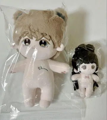 10cm 목화 인형 무속성 봉제 인형 옷 갈아입기 봉제 인형 20cm