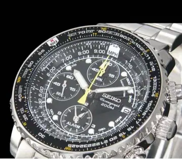 세이코 SEIKO 손목시계 크로노그래프 알람 SNA411P