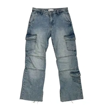 Y2K 빈티지 데님 카고 팬츠 ZARA 34