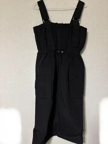 Ray BEAMS 카고 포켓 살로펫 원피스