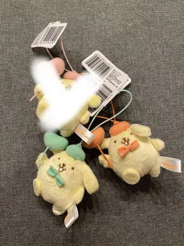 폼폼푸딩 컬러풀 벌룬 마스코트 오렌지 그린 2개