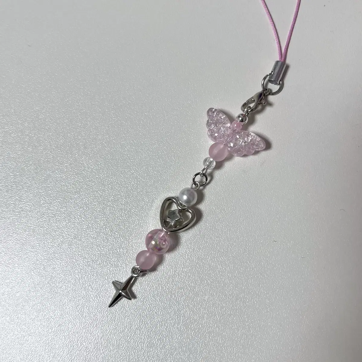 Angel Kira Kira Beads Keyring Collectbook Phone Keyring