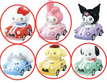 TOMICA TUNES SANRIO 산리오 미니카 5개 세트