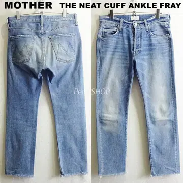 MOTHER THE NEAT CUFF ANKLE FRAY L 스트레치