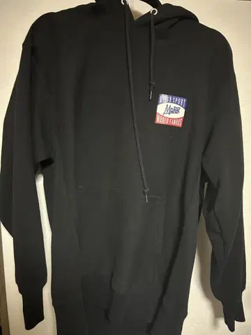 MOBB SPORT 블랙 후드 부착 후드티