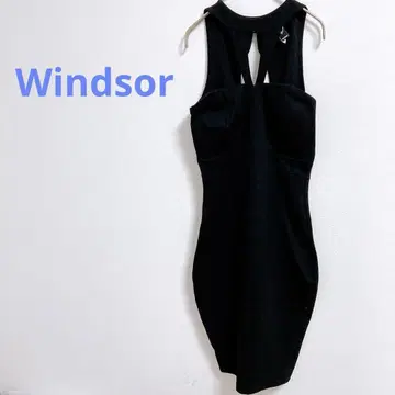 Windsor 슬리브리스 블랙 원피스