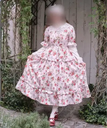 axes femme kawaii 클래식 베리 원피스 핑크 새상품
