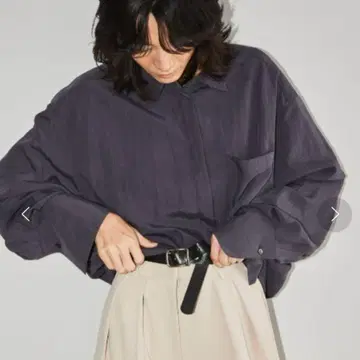 TODAYFUL Silky Pocket Shirts 인디고