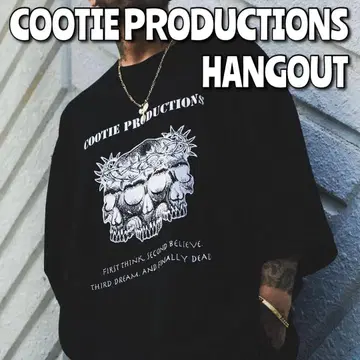COOTIE HANGOUT 매직 디자인 스컬 지저스 티셔츠 M 새상품