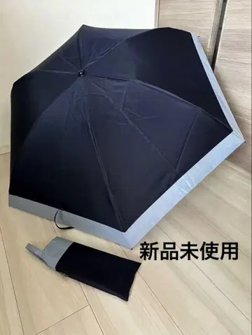 미사용 새상품 선배리어 100 양산 접기 3단 접이식 콤비 네이비