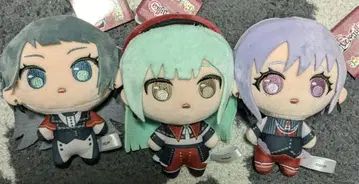 BanG Dream 뱅드림 쁘띠쉬 봉제 인형 마스코트 3개 세트