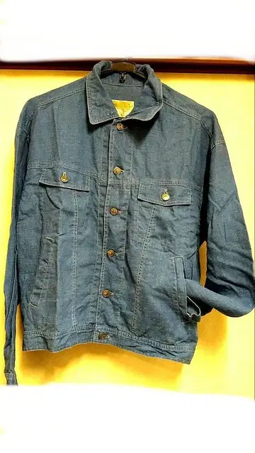데님 자켓 린넨 100% L 사이즈