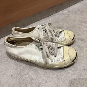 USA제 CONVERSE 잭 파셀 가죽 6 1/2 25.0cm