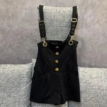 NAVANA 블랙 살로펫 숏팬츠
