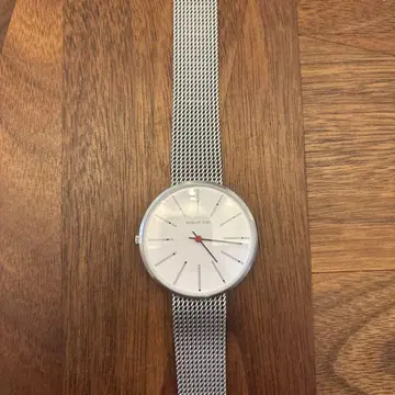 아르네 야콥센 뱅커스 34mm 손목시계