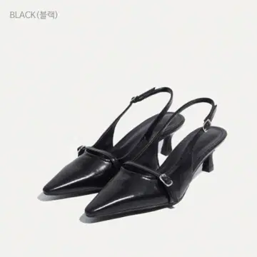 수제 키튼 힐 버클 슬링백