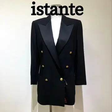 istante 새상품 이탈리아제 더블 브레스트 테일러드 자켓 블랙