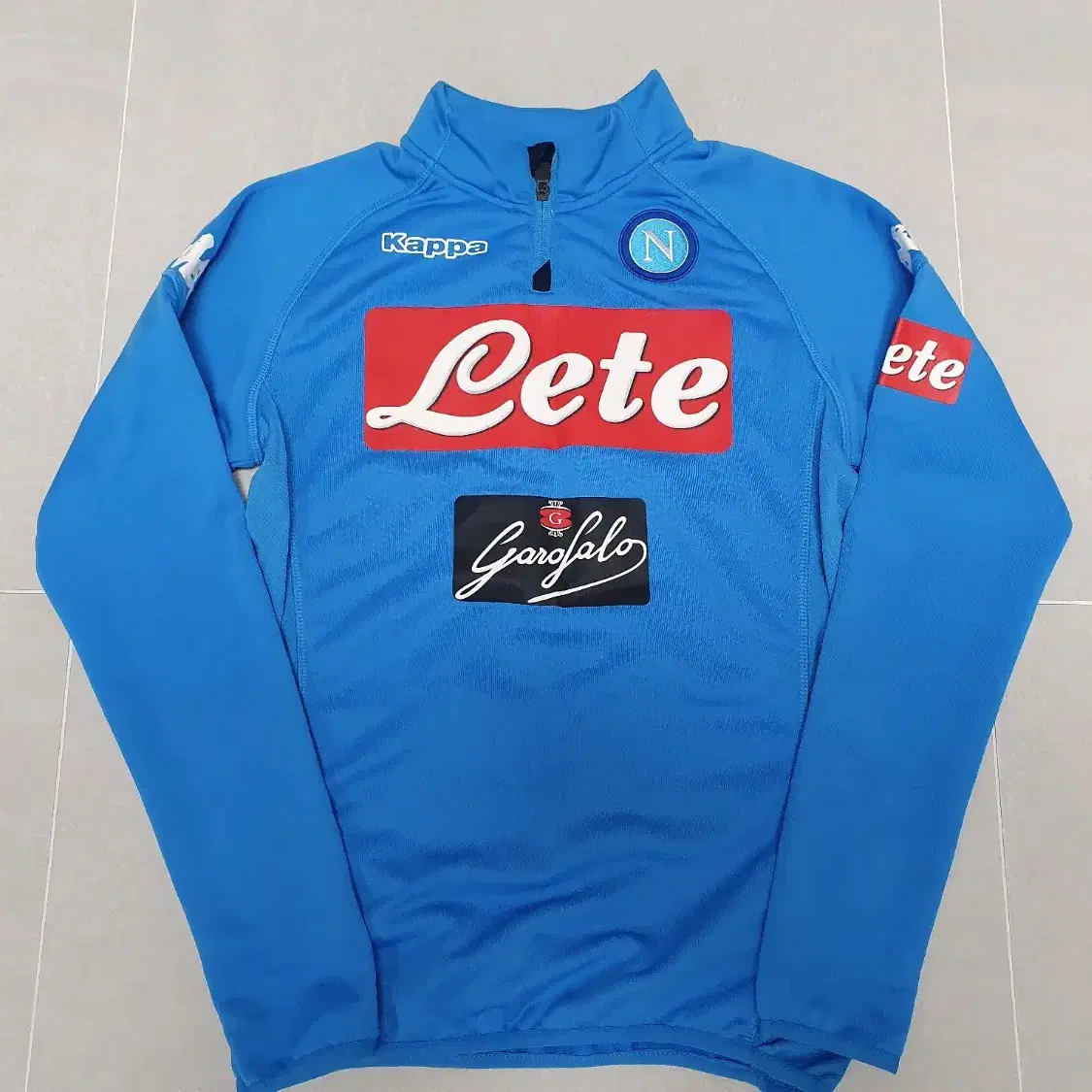 18-19 ナポリ トレーニングスーツ XS] 17-18 Napoli Half Zip Drill Top Training Suit on Bunjang