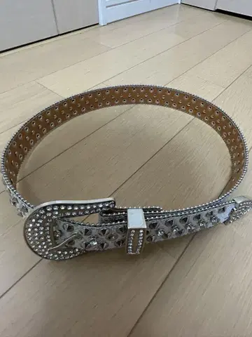 블링블링 벨트 화이트