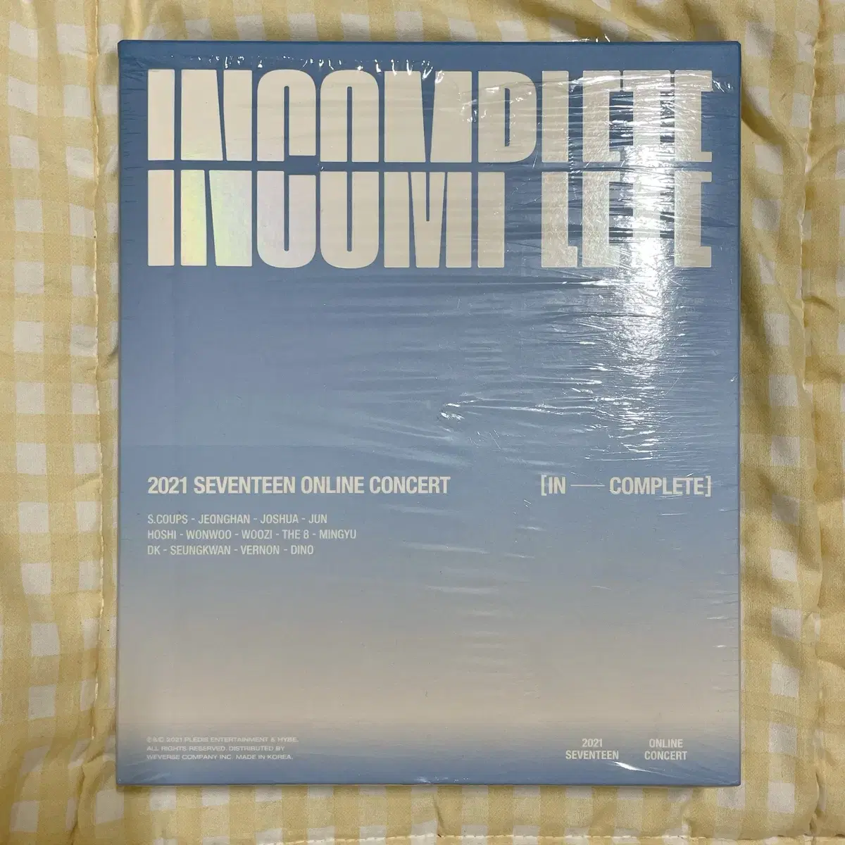 포카X 특전O) 세븐틴 인컴플리트 인컴플릿 DVD 디비디