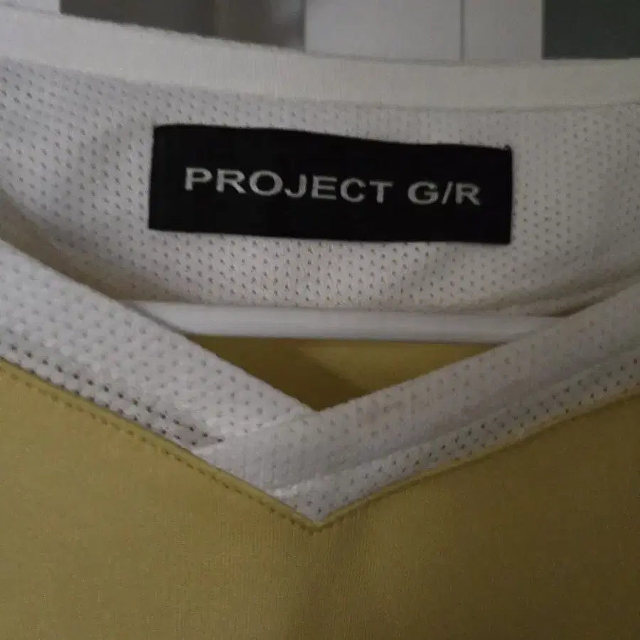 【PROJECT G/R】Oversized Football Jersey Yellow Project GR Oversized Football Jersey Yellow on Bunjang