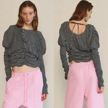 2WAY 퍼프 슬리브 개더 블라우스 MAISON SPECIAL 25SS