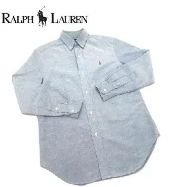 Ralph Lauren 그레이 버튼 다운 셔츠 사이즈 7