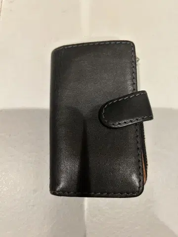 Baggy Port 가죽 키 케이스 블랙