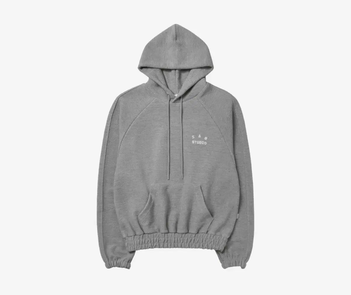 [XL] IAB Studio Herringbone Hoodie Gray White