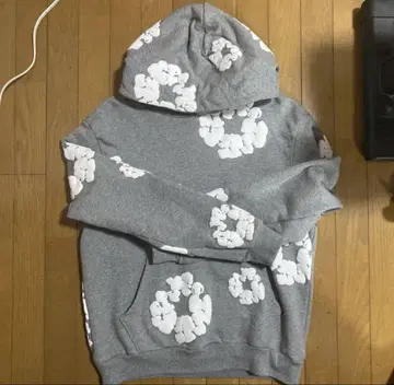 denim tears gray hoodie s 사이즈 구매 이력 있음