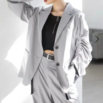 PAGEBOY 페이지 보이 드로스트 자켓 그레이지 모드 K-스타일