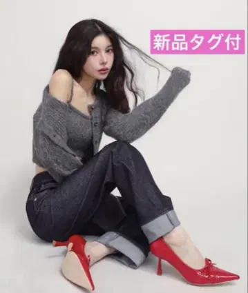 미사용 새상품 Darich 다리치 백 디자인 스트레이트 데님 팬츠