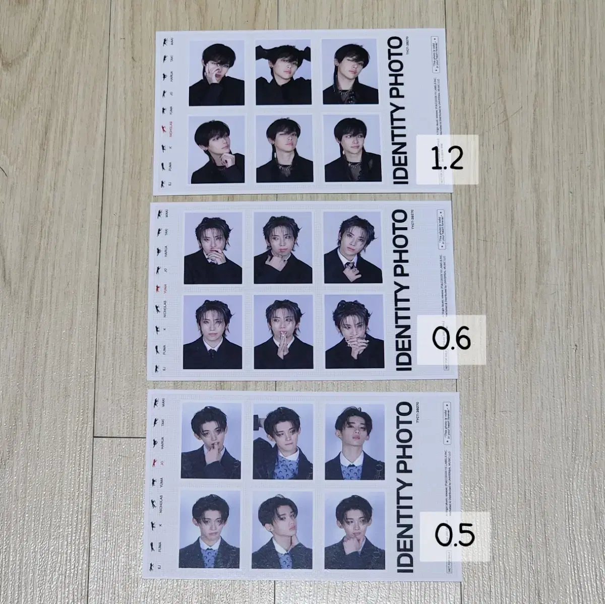 &team GO IN BLOOM ID Card IDCARD ID photo Nicholas Yuma Jo wts
