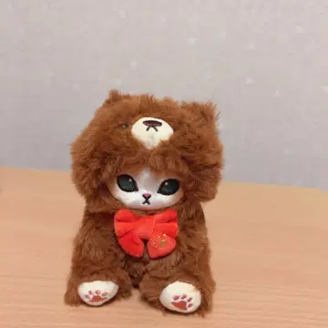mofusand 모프 샌드 테디베어 냥 브라운 택 포함