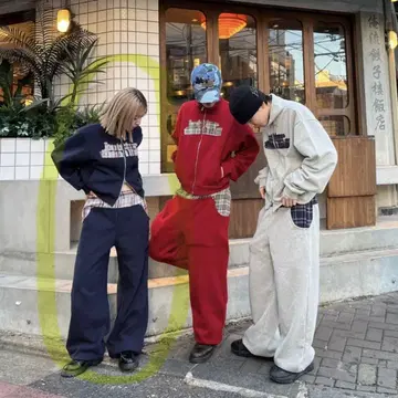 HTH 팬츠 셋업 네이비