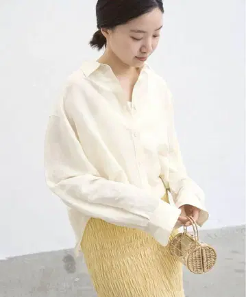 IENA 라미 리요셀 숏 셔츠 내추럴 38