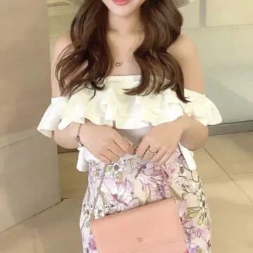 eimy 오프숄더 프릴