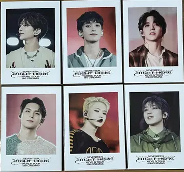 SEVENTEEN right here 영화 관람객 혜택 6종 세트
