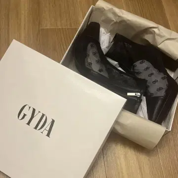 미사용 새상품 GYDA 제이다 GG 메쉬 숏부츠 신발 블랙 M 23.5