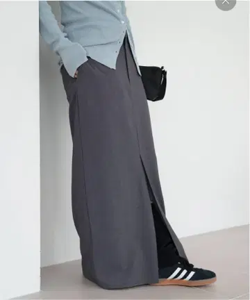 새상품 SLOBE IENA AYUPIYO 슬릿 스커트 그레이 38 M