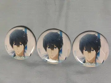 Free! 캔뱃지 Water 나나세 하야 3개 세트