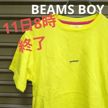 BEAMS BOY 로고 자수 티셔츠 여성용 2