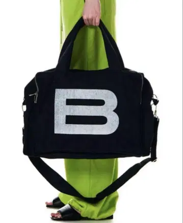 BEEDEN BIG B 로고 백 블랙