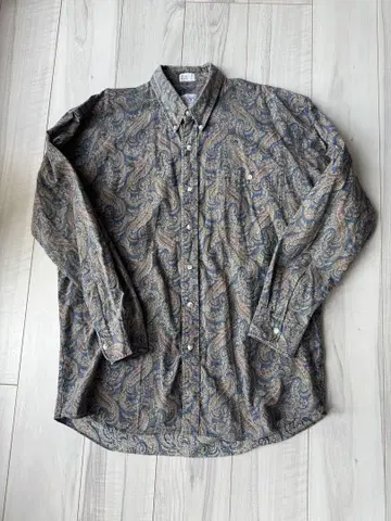 CHAPS RALPH LAUREN 페이즐리 무늬 셔츠 L