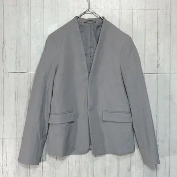 GU 지유 노카라 자켓 그레이 [M] 여성용